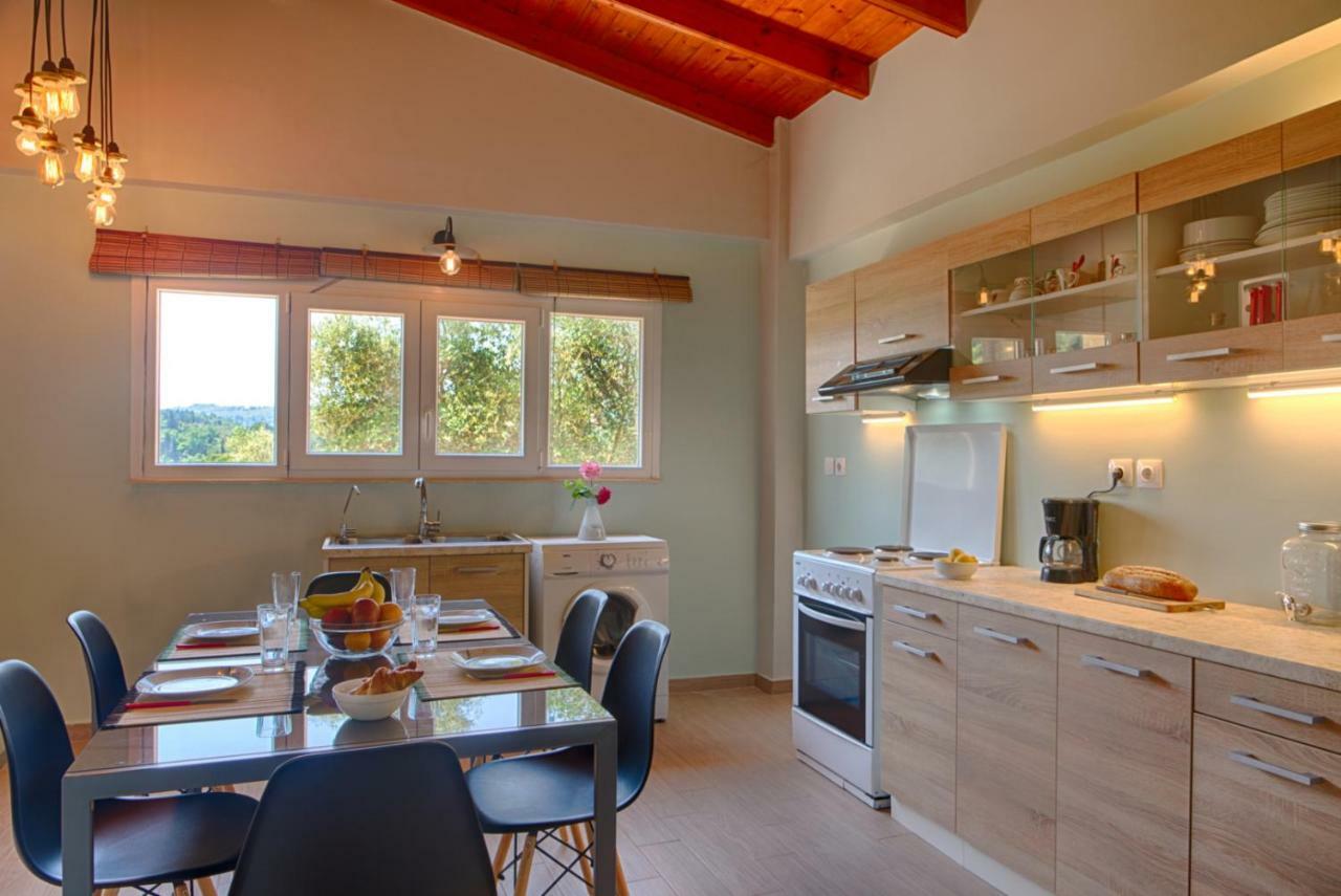 Modern Eco Friendly Villa Close To Town Pelekas Exteriér fotografie